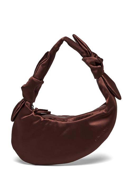 Satin Knotted Satchel, 2314 Knotted STINE GOYA Brown