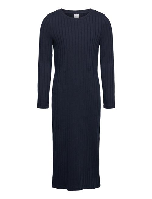 Dress Rib Midi Lindex Navy