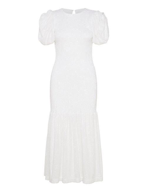 Sequin Smock Puffy Dress ROTATE Birger Christensen White