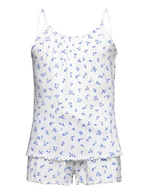 Pyjama Set Pointelle Singlet A Lindex White