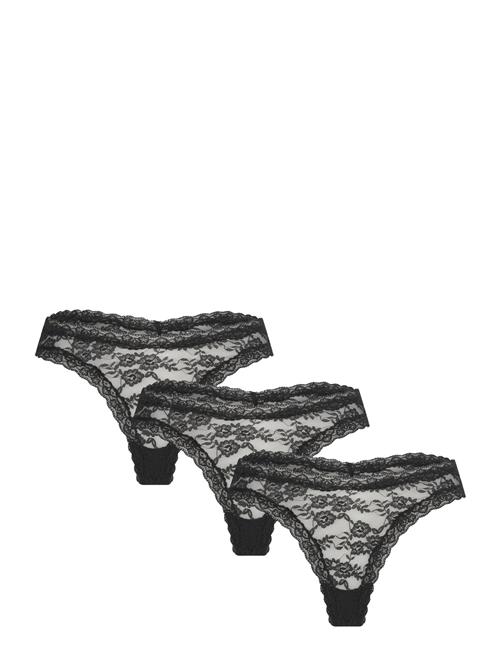 Brief Dana Thong Lace 3Pack Lindex Black