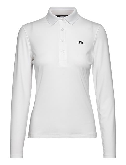 Flor Long Sleeve Polo J. Lindeberg White