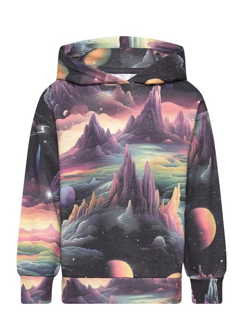 Sweatshirt Hood Space Landscap Lindex Patterned