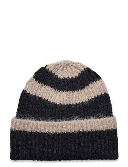 Se Beanie Stripe Lindex Black ved Booztlet