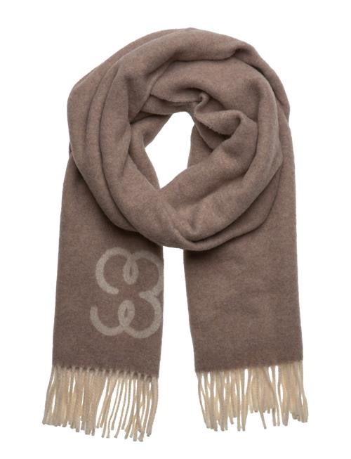 Monogram Scarf Filippa K Brown