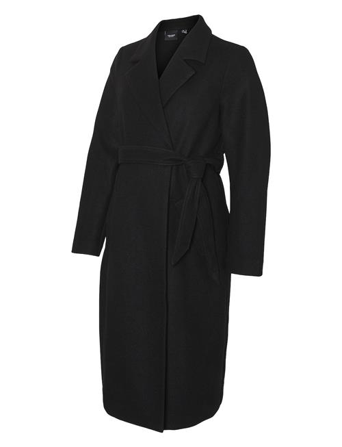 Vmmfortuneaya Long Coat Ga Vero Moda Maternity Black