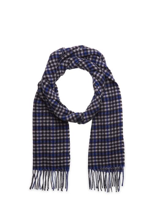 Barry Check Scarf Morris Grey