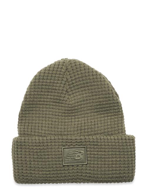 Waffle Knit Cuffed Beanie New Balance Khaki