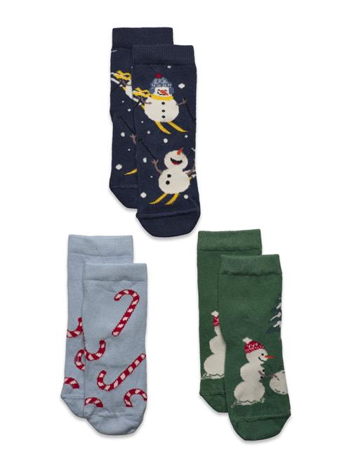 Sock 3 P Winter Fun Lindex Patterned