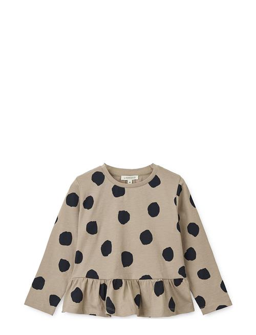 Margit Printed Longsleeve T-Shirt Liewood Beige