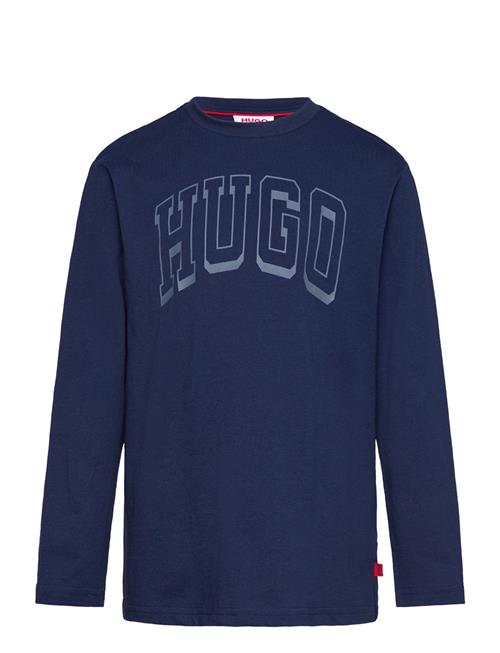 Long Sleeve T-Shirt Hugo Kids Blue