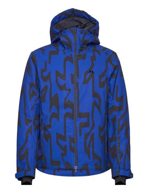 Ace Jacket Printed J. Lindeberg Blue