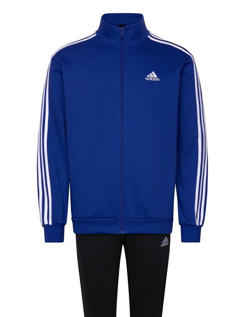 Sportswear Basic 3 Stripes Fleece Tracksuit Adidas Sportswear Blue