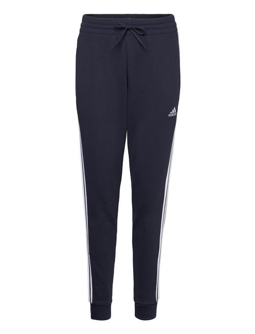 Se Essentials 3-Stripes French Terry Cuffed Pant Adidas Sportswear Navy ved Booztlet