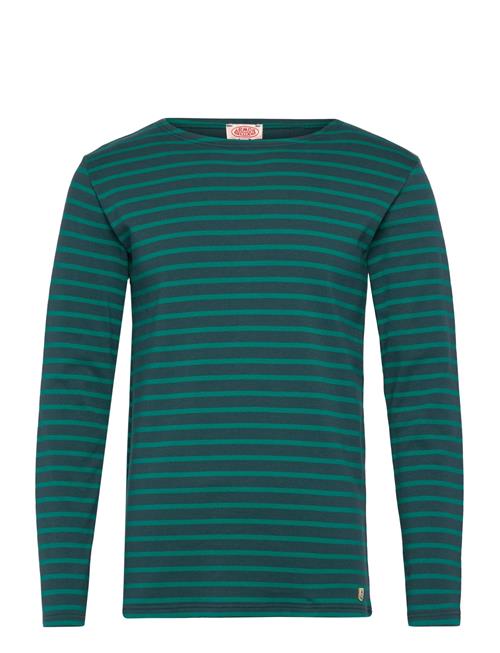 Breton Striped Shirt Héritage Armor Lux Green