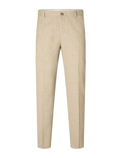 Slhslim-Oasis Linen Trs Noos Selected Homme Beige