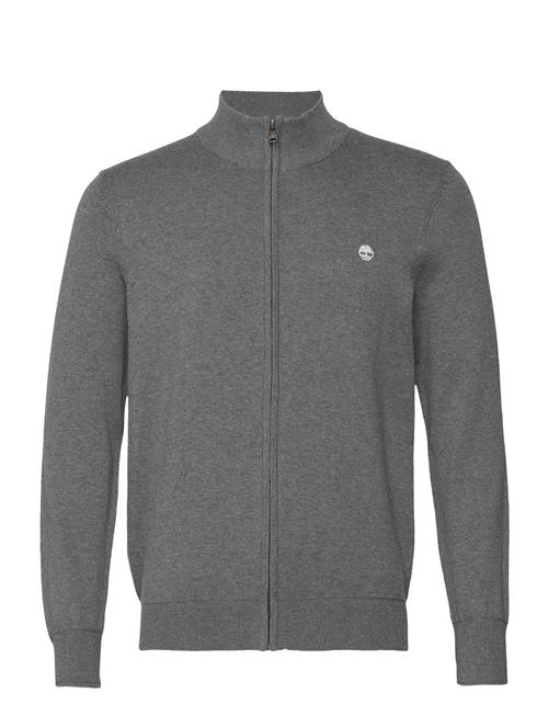 Williams River Cotton Yd Full Zip Sweater Dark Grey Heather Timberland Grey