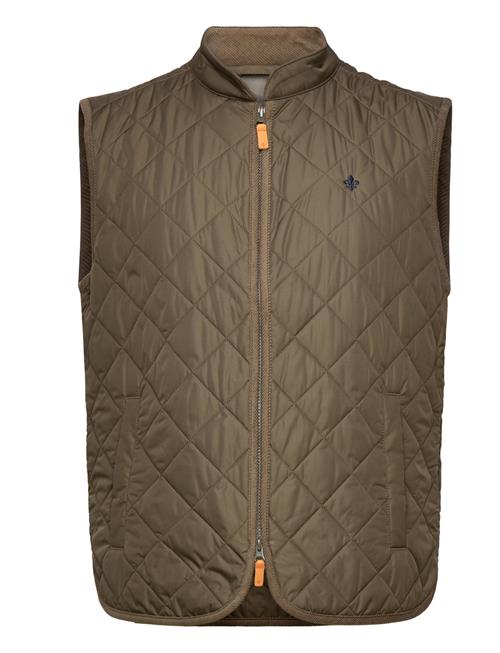 Teddy Quilted Vest Morris Khaki