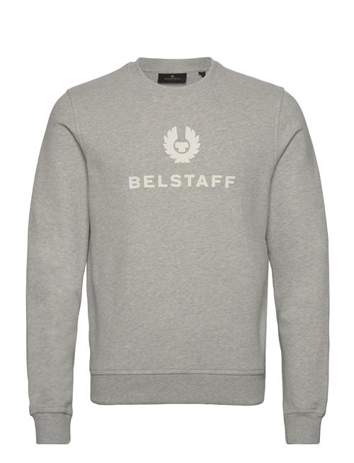 Belstaff Signature Crewneck Sweatshirt Tile Green Belstaff Grey