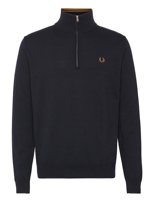 Classic Half Zip Jumper Fred Perry Navy