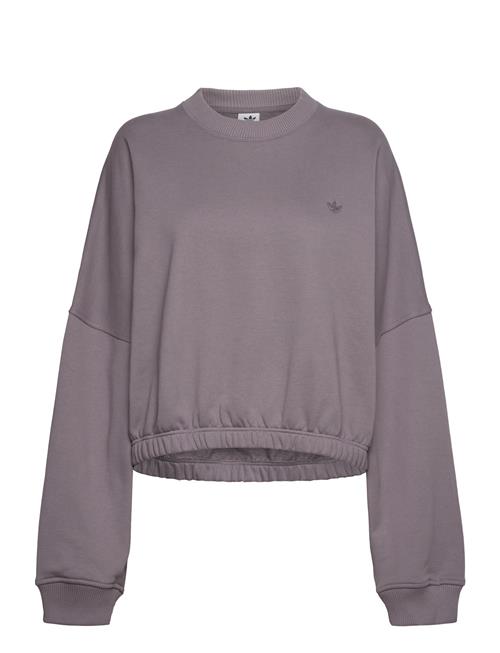 Se Premium Essentials Over D Sweatshirt Adidas Originals Grey ved Booztlet