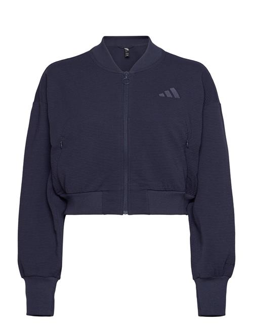 Se All Szn Rib Track Jacket Adidas Sportswear Navy ved Booztlet