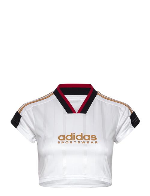 Tiro Cut 3 Stripes Cropped Jersey Adidas Sportswear White