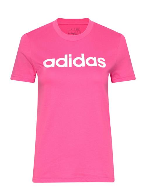 Essentials Slim Logo T-Shirt Adidas Sportswear Pink