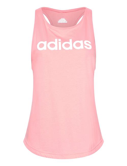 Se Essentials Loose Logo Tank Top Adidas Sportswear Pink ved Booztlet