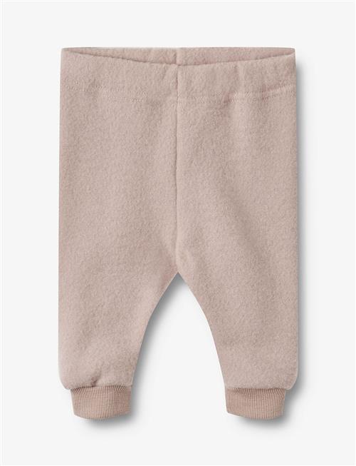 Wool Fleece Trousers Kinnie Wheat Beige