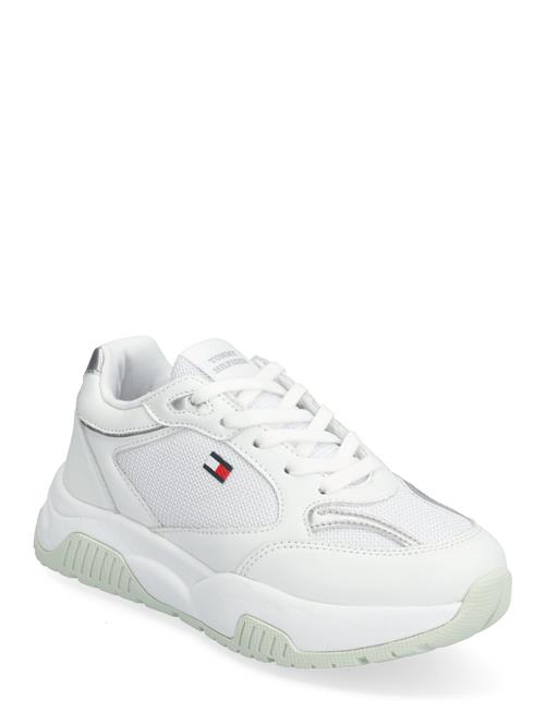 Se Low Cut Lace-Up Sneaker Tommy Hilfiger White ved Booztlet