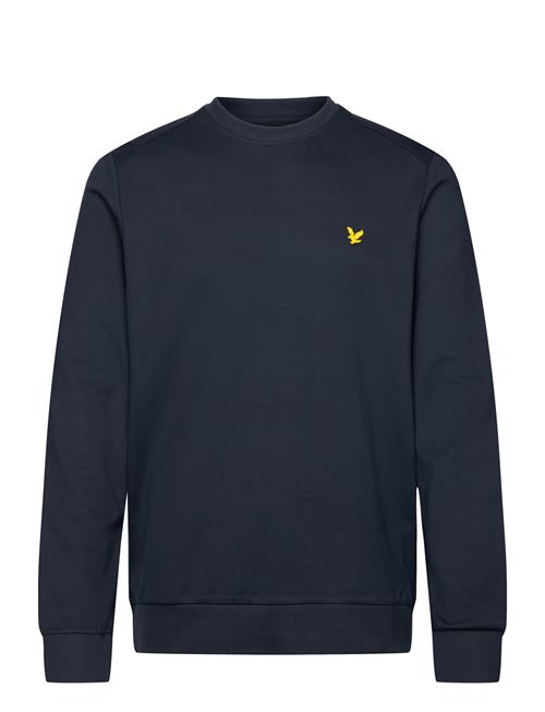 Crew Neck Fly Fleece Lyle & Scott Sport Navy