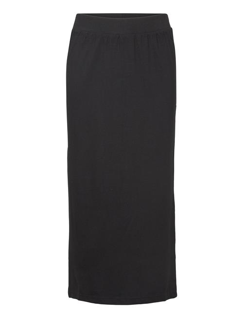 Skirt Jersey Midi Lindex Black