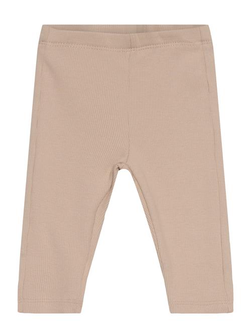 Leggings Rib Newborn Lindex Beige