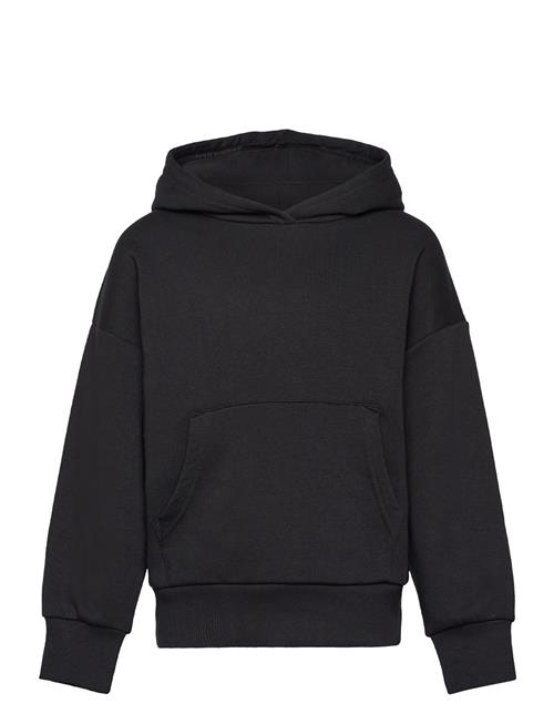 Sweatshirt Hood Solid Basic Lindex Black