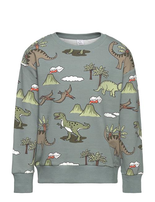 Sweater Dino Aop Lindex Green