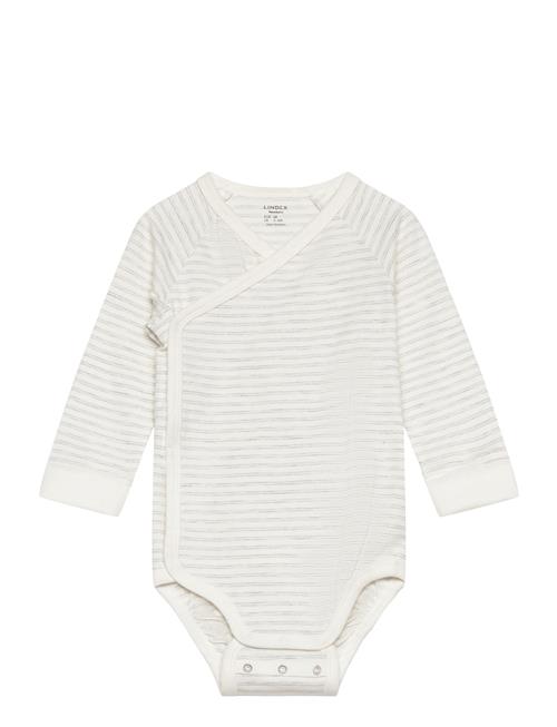 Body Wrap Striped Newborn Lindex Cream