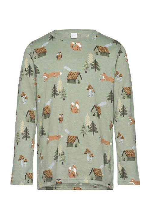 Top Ls Forest Aop Lindex Green