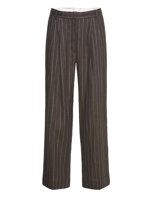 Enzo - Casual Linen Stripe Day Birger Et Mikkelsen Brown