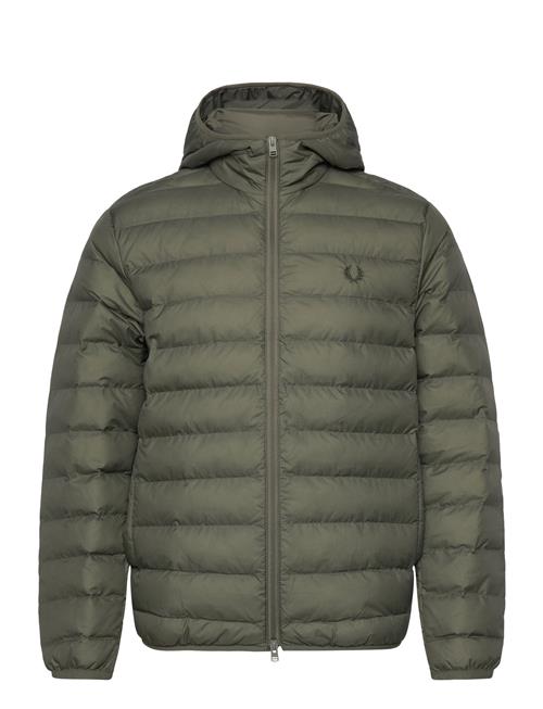 Hooded Insulated Jacket Fred Perry Khaki