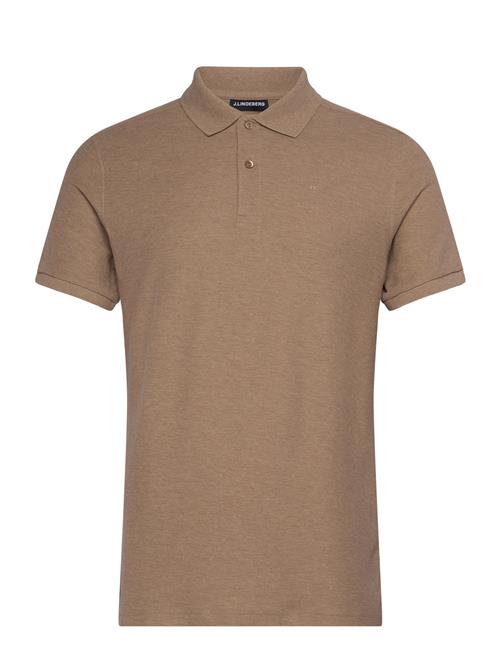 Troy Polo Shirt Seasonal Pique J. Lindeberg Brown