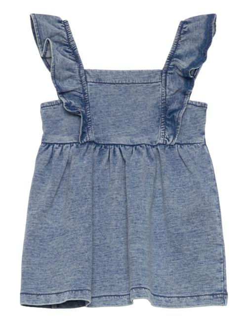 Dress Bib With Frill Lindex Blue