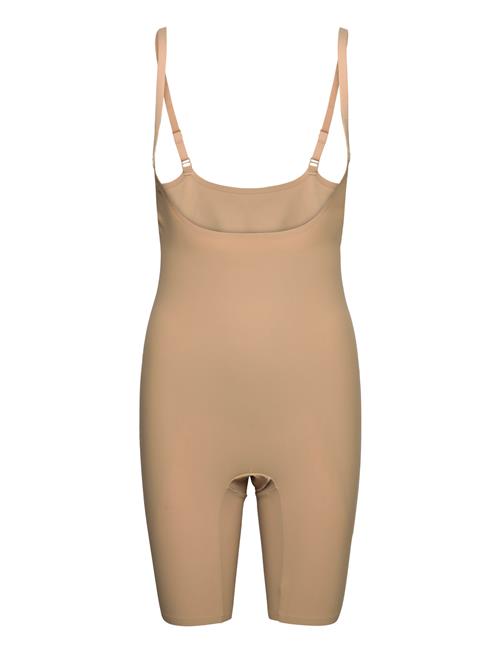 Shapewear Bodysuit Biker Open Lindex Beige