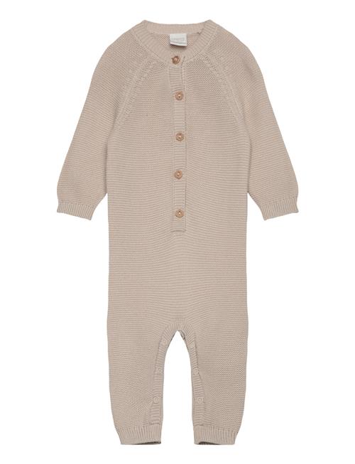 Jumpsuit Knitted Newborn Lindex Beige