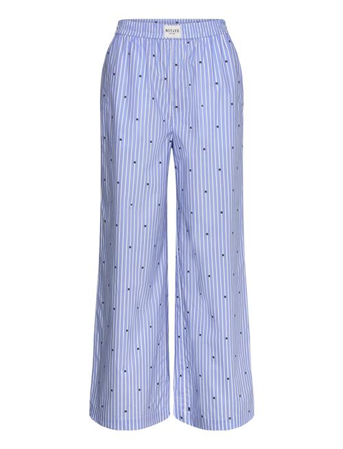 Se Highwaisted Pants ROTATE Birger Christensen Blue ved Booztlet