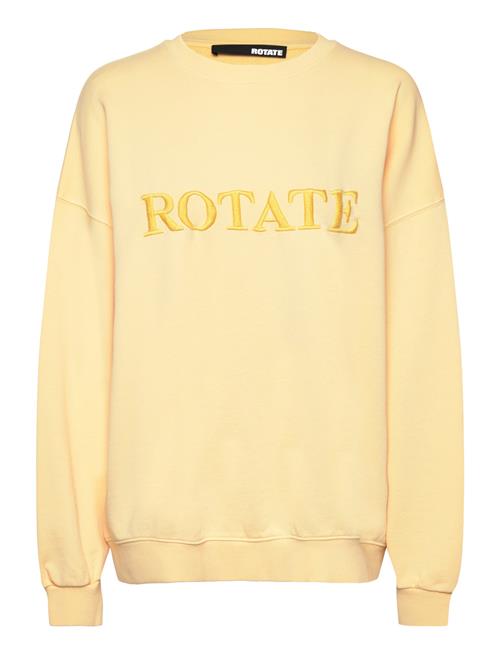 Sweat Logo Crewneck ROTATE Birger Christensen Yellow