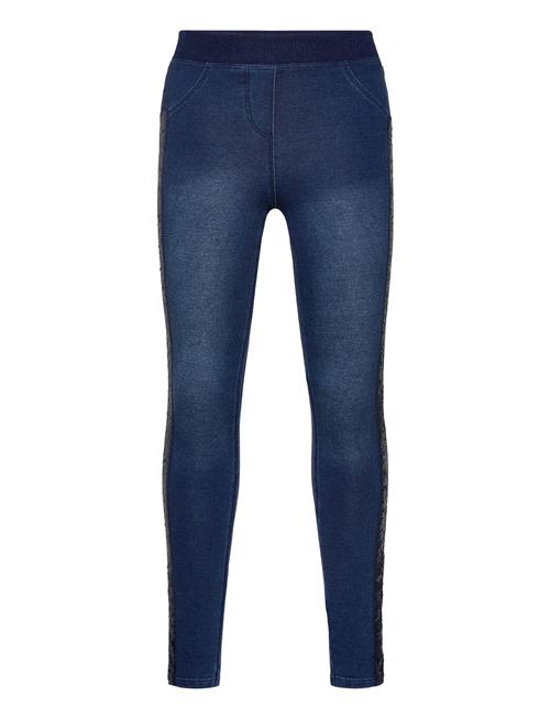 Stretch Denim Trousers For Girl Boboli Blue