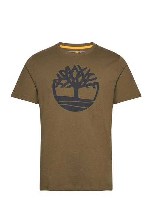 Kennebec River Tree Logo Short Sleeve Tee Dark Olive Timberland Green