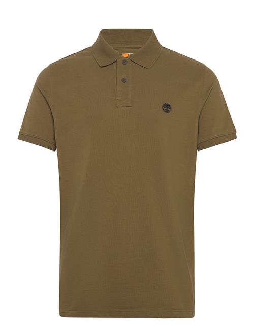 Millers River Pique Short Sleeve Polo Dark Olive Timberland Khaki