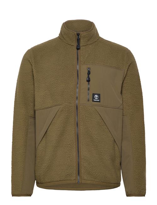 Sherpa Fleece Jacket Dark Olive Timberland Khaki